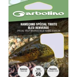 HAMEÇON MONTÉ GARBOLINO SPECIAL TRUITE FLUOROCARBONE
