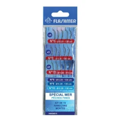 HAMEÇONS MONTÉS FLASHMER PÊCHES FINES X15
