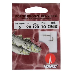 HAMEÇONS MONTÉS VMC FORGÉ BRONZÉ RENVERSÉ SPÉ MER 9284BZ