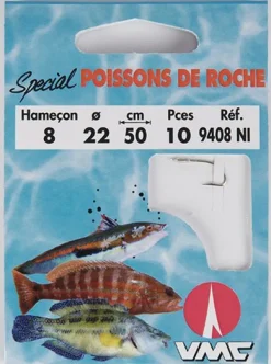 HAMEÇONS MONTÉS VMC SPÉCIAL POISSONS DE ROCHE 9408NI