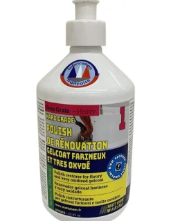 HARD GRADE - Polish spécial gelcoat farineux - Etape 1