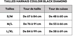 Harnais baudrier COULOIR ULTRA BLUE/BLACK BLACK DIAMOND