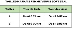Harnais baudrier d'escalade Femme VENUS SOFT BEAL