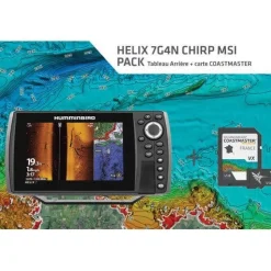 Helix 7g4n Chirp Mega Si - Combiné Sondeur/gps Reseau - Humminbird