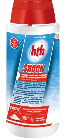 HTH SCHOCK POUDRE 2KG HYPOCHLORITE DE CALCIUM POUDRE