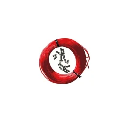 Kit fil chasse sous-marine monofil nylon rouge Ø 1.6 mm 25 m + 10 sleeves EPSEALON