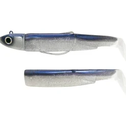 Kit Leurre Souple Armé Black Minnow 160 +Tête Plombée FIIISH