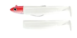 Kit Leurre Souple Armé Black Minnow 70 +Tête Plombée Off Shore FIIISH