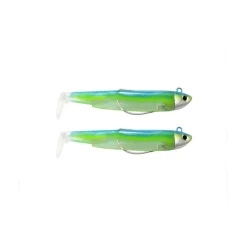 KIT LEURRE SOUPLE ARMÉ BLACK MINNOW 90+TÊTE PLOMBÉE SEARCH FIIISH