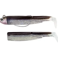 KIT LEURRE SOUPLE ARMÉ BLACK MINNOW 90+TÊTE PLOMBÉE SEARCH FIIISH