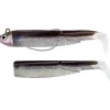 Kit Leurre Souple Armé Black Minnow 90 +Tête Plombée Search FIIISH