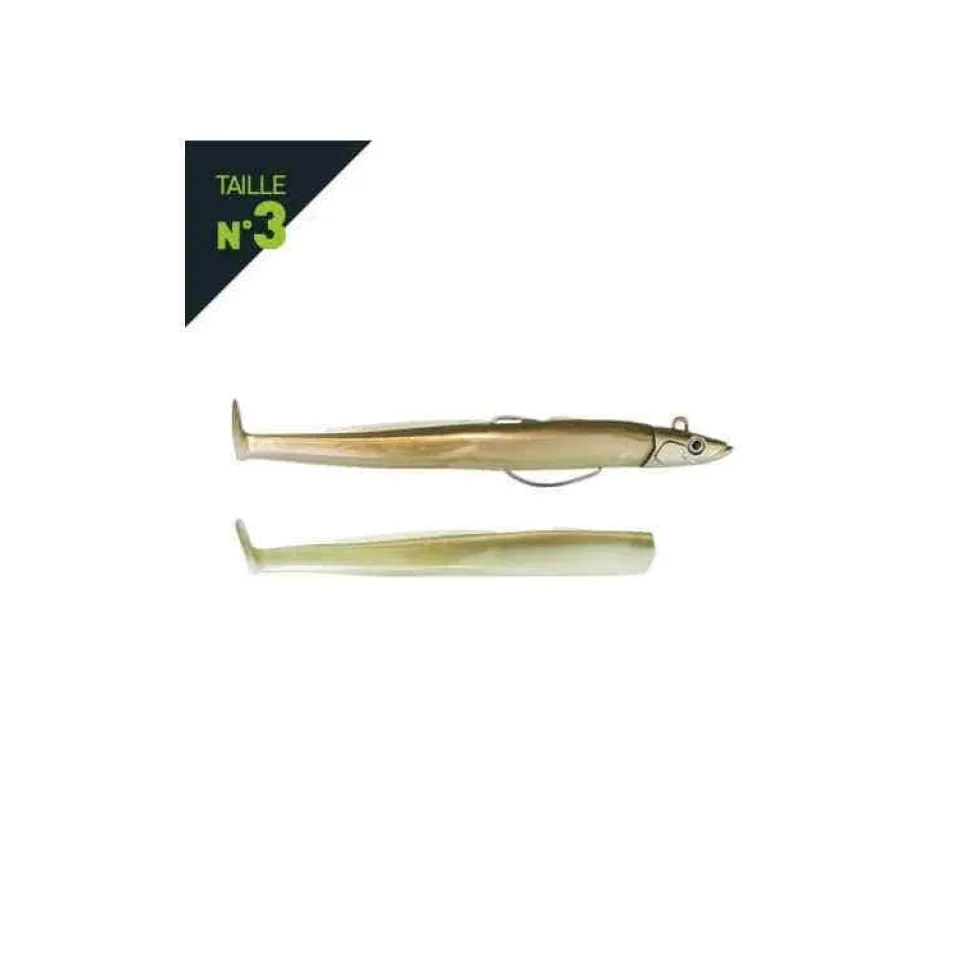 Kit Leurre Souple armé+ corps BLACK EEL FIIISH Offshore 110