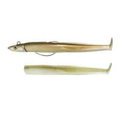 Kit Leurre Souple+CORPS Shallow BLACK EEL 150 10G OR FIIISH