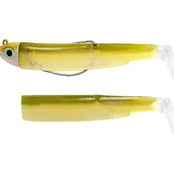 Kit Leurres Souple Armé Black Minnow 90 +Tête Plombée Shore -FIIISH