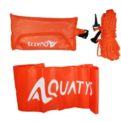 Kit parachute de palier avec pochette + plomb de parachute et drisse AQUATYS