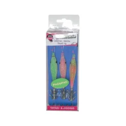 KIT TURLUTTE FLASHMER SHAMALO 6CM X3