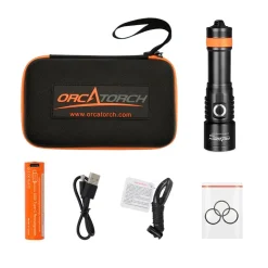 Lampe de plongée D530 1300 lumens ORCATORCH