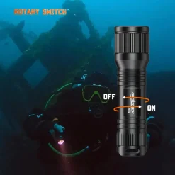 Lampe de plongée rechargeable D560 700 lumens ORCATORCH