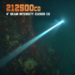 Lampe de plongée-sous-marine ZD710 MK2 1500 lumens ORCATORCH