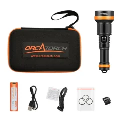 Lampe de plongée-sous-marine ZD710 MK2 1500 lumens ORCATORCH