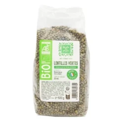 LENTILLES VERTES France BIO 500G