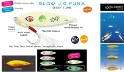 LEURRE EXPLORER TACKLE SLOW JIG FUNA 80G