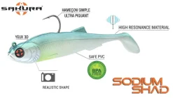 LEURRE SOUPLE ARMÉ SAKURA SODIUM SHAD 150