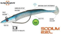 LEURRE SOUPLE MONTÉ SAKURA SODIUM EEL 110