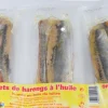 LOT 2+1 HARENGS FUMES DOUX A L'HUILE 375G