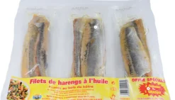 LOT 2+1 HARENGS FUMES DOUX A L'HUILE 375G
