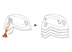 Lot de 5 Casques Panga Orange - PETZL