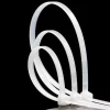 Lot de 100 rislans - 2.5x200mm - blanc
