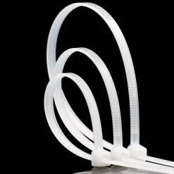 Lot de 100 rislans - 2.5x200mm - blanc