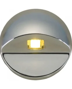 Lumière de courtoisie inox Alcor LED - éclairage en bas - Osculati