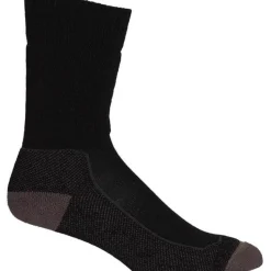 M HIKE+ MED CREW BLACK/MINK ICEBREAKER