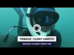 Masque de chasse sous-marine et d'apnée CALIBRO CRESSI SUB