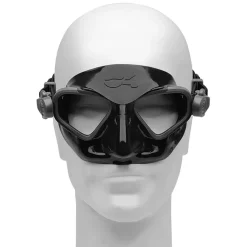 Masque de chasse sous-marine et d'apnée FALCON anti-buée noir C4