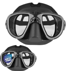 Masque de chasse sous-marine MARTIAN anti buée noir C4