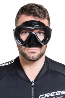 Masque de plongée sous-marine A1 anti-buée CRESSI SUB