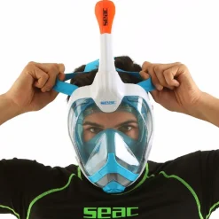 Masque facial intégral MAGICA bleu SEAC SUB