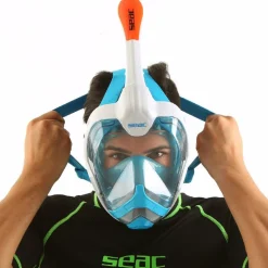 Masque facial intégral MAGICA bleu SEAC SUB