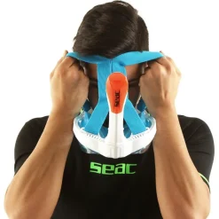 Masque facial intégral MAGICA bleu SEAC SUB