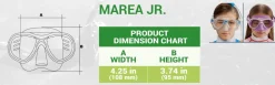 MASQUE MAREA JUNIOR CRESSI SUB