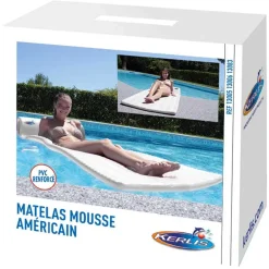 MATELAS MOUSSE AMERICAIN BLANC