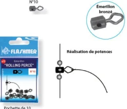 ÉMERILLON FLASHMER ROLLING PERCÉ N10