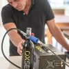 Mini compresseur de gonflage 12V / 220V pour mini-bouteille OXSEA