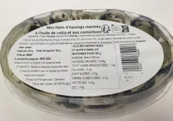 MINI ROLLMOPS AUX CORNICHONS 220G