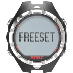 Montre ordinateur chasse sous-marine apnée APNEA noir/rouge SEAC SUB