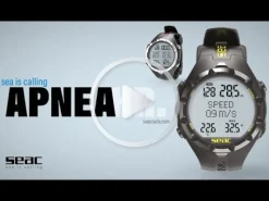 Montre ordinateur chasse sous-marine apnée APNEA noir/rouge SEAC SUB