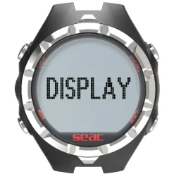 Montre ordinateur chasse sous-marine apnée APNEA noir/rouge SEAC SUB